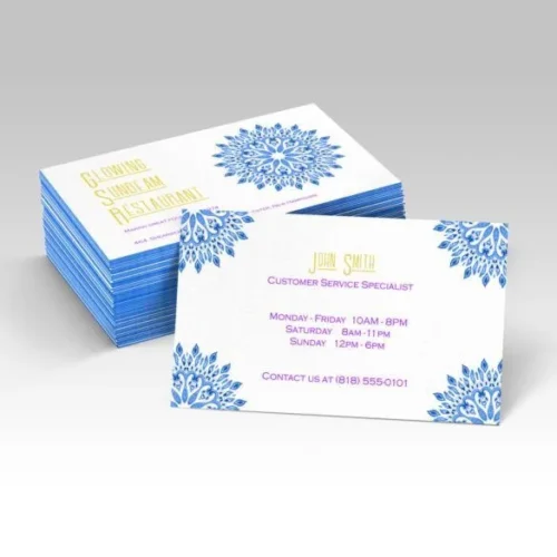 32pt Painted Edge Business Cards